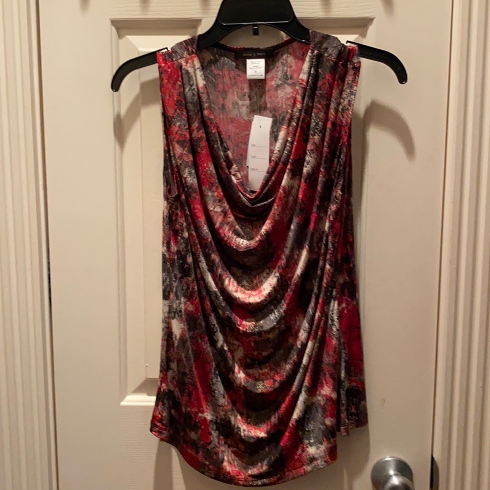 Nwt Jennie & Marlis Cowl Neck Blouse